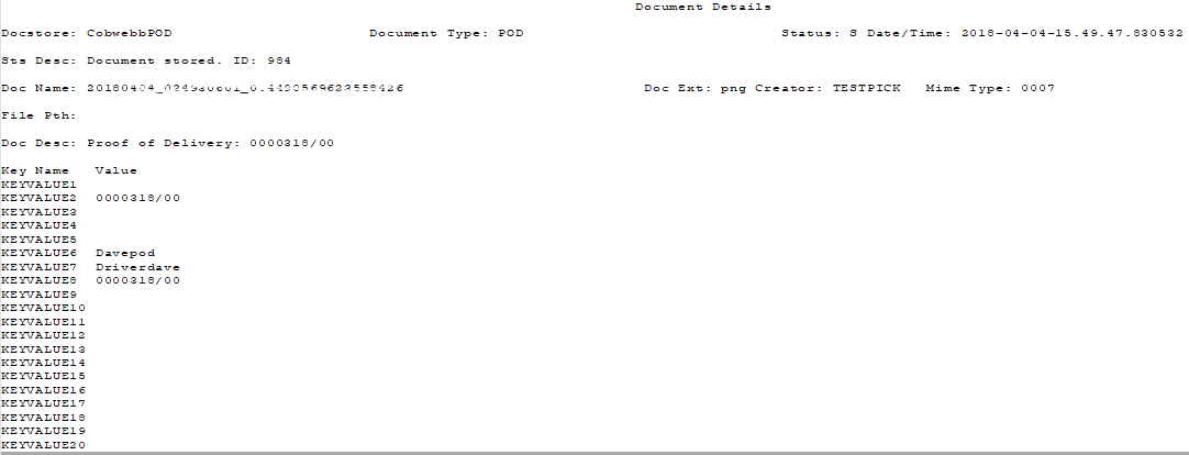 DSLOGMON Print Output