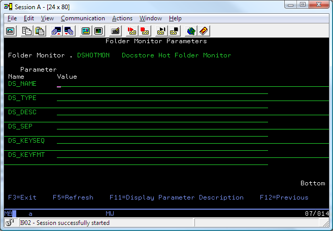 Docstore Parameters