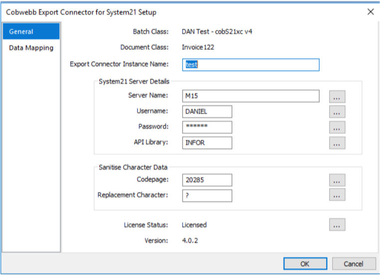 Configure Kofax S21 Connector